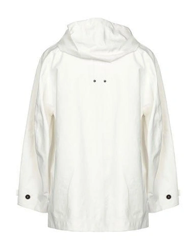 Shop Ahirain Full-length Jacket In White