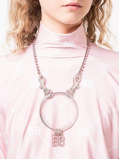 Shop Barbara Bologna Chain Clasp Detail Necklace In Metallic
