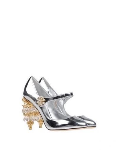 Shop Dolce & Gabbana Pumps In Silver