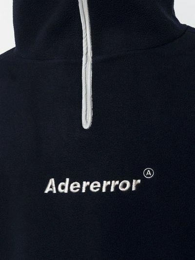 Shop Ader Error Oversized Logo Sweater - Blue