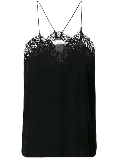 Shop Iro Lace Camisole Top In Black