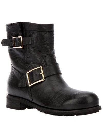 Shop Jimmy Choo Biker Boot - Black