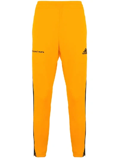 Shop Gosha Rubchinskiy Adidas X  Side Panelled Track Pants - Orange