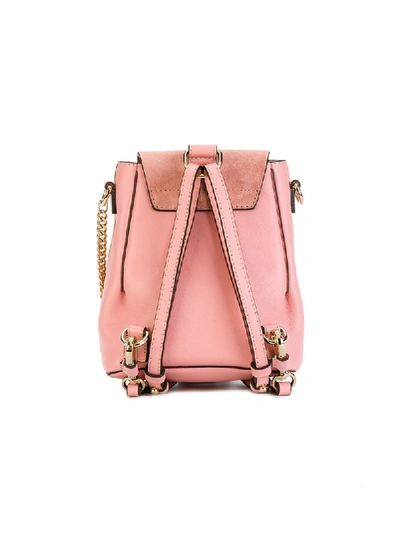 Shop Chloé Faye Mini Backpack In Pink