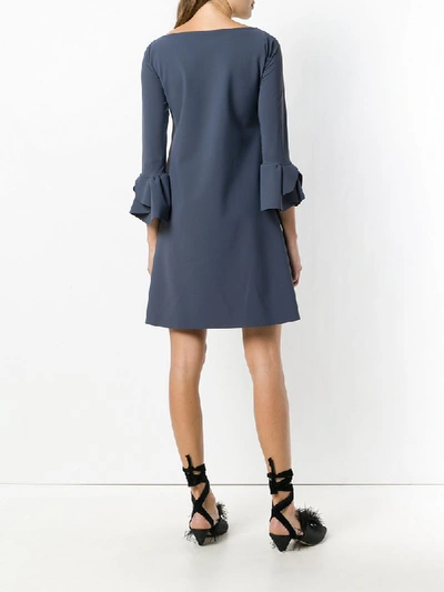 Shop Le Petite Robe Di Chiara Boni Ruffle Sleeves Dress - Grey