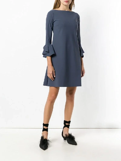 Shop Le Petite Robe Di Chiara Boni Ruffle Sleeves Dress - Grey