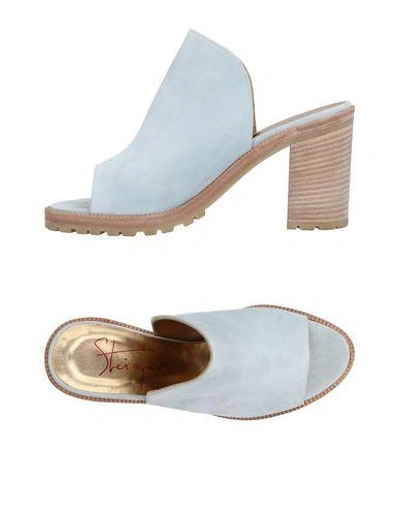 Shop Walter Steiger Sandals In Sky Blue