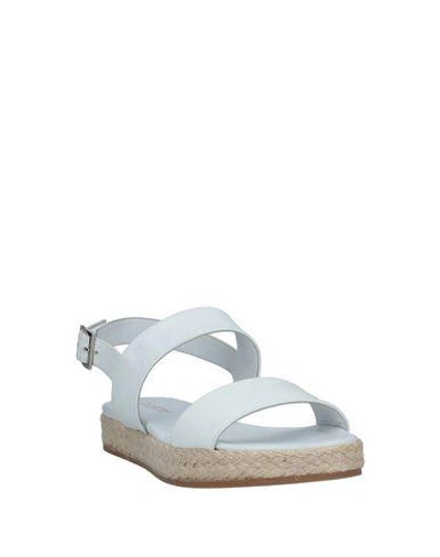 Shop A.testoni Sandals In White