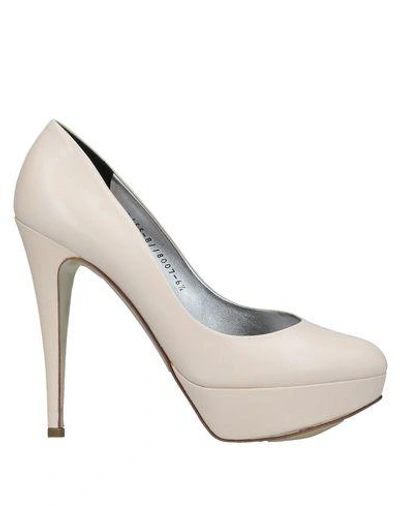 Shop Gina Pumps In Ivory