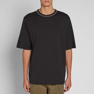 Shop Dries Van Noten Piping Tee In Black