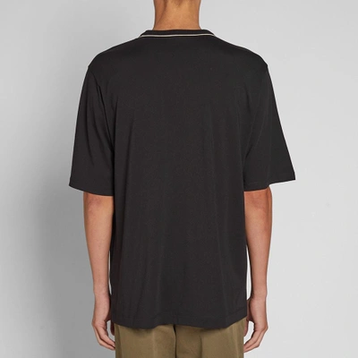 Shop Dries Van Noten Piping Tee In Black