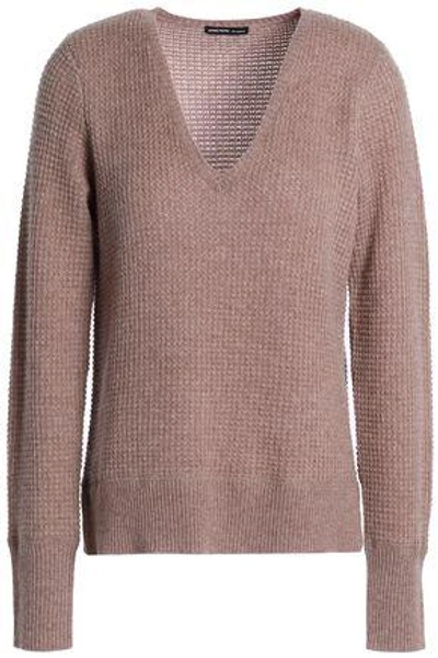 Shop James Perse Woman Cashmere Sweater Taupe