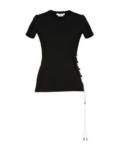 Shop Alyx 1017  9sm Woman T-shirt Black Size Xs Cotton, Elastane
