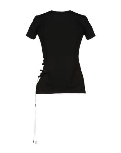 Shop Alyx 1017  9sm Woman T-shirt Black Size Xs Cotton, Elastane