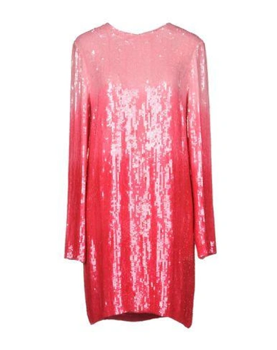 Shop Michael Kors Short Dress In Fuchsia