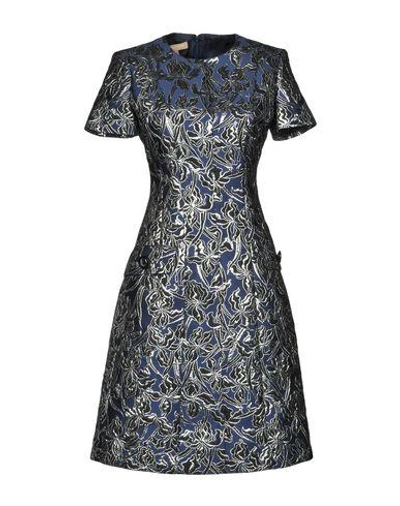 Shop Michael Kors Short Dress In Blue