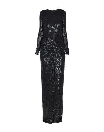 Shop Michael Kors Long Dress In Black