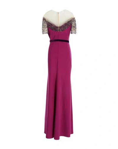 Shop Jenny Packham Long Dresses In Purple