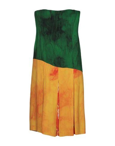 Shop Giulia Rositani Short Dresses In Green