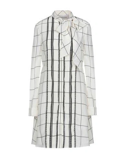 Shop Valentino Shirt Dress In Ivory