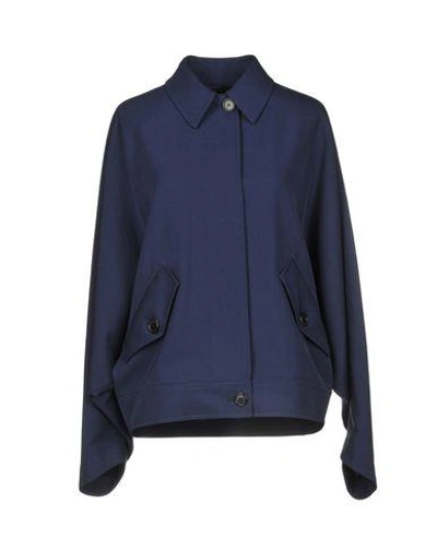 Shop Michael Kors Jacket In Dark Blue