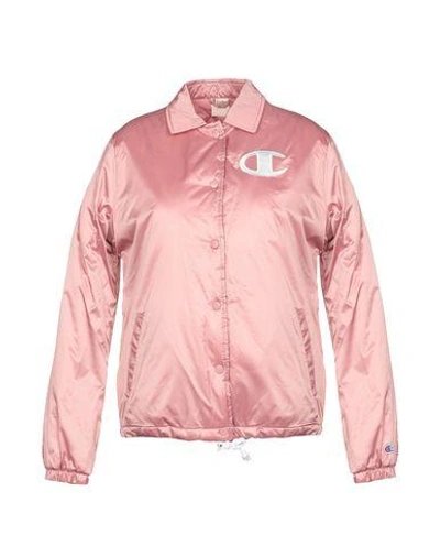 Shop Champion Jacket In Pink