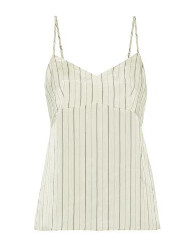Shop Tibi Tops In Ivory