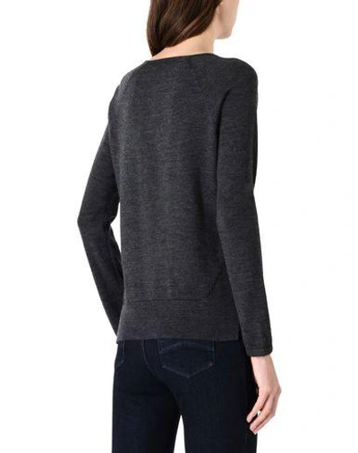 Shop Armani Jeans Sweaters In Grey