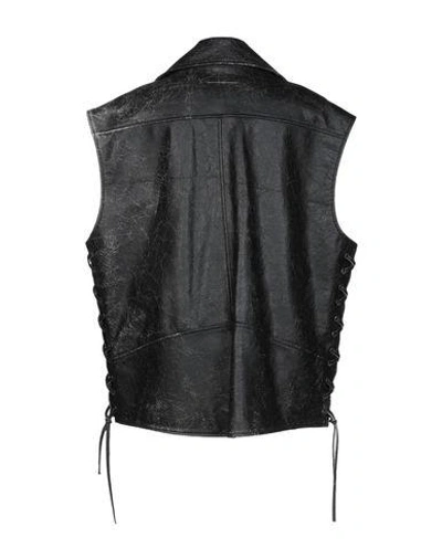 Shop Mm6 Maison Margiela Biker Jacket In Black