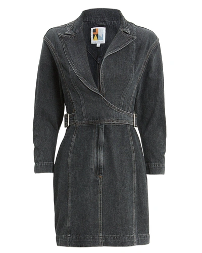 Shop Jean Atelier Gia Denim Wrap Dress