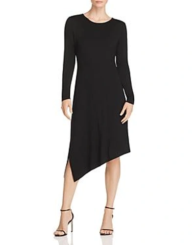 Shop Robert Michaels Asymmetric Jersey Dress In Black