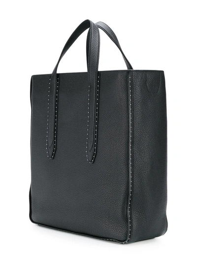 Shop Ferragamo Salvatore  Leather Tote Bag - Black