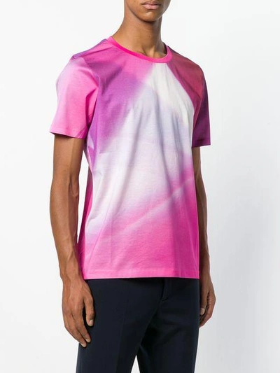 Paul Smith Gradient T-shirt In Pink & Purple | ModeSens