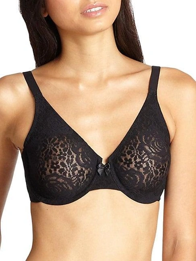Shop Wacoal Halo Underwire Lace Bra In Conch Shell