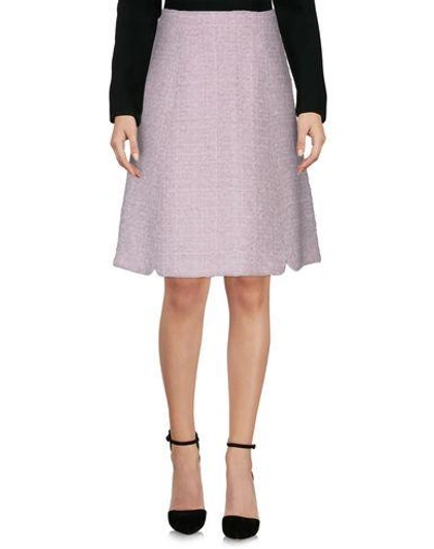 Shop Giambattista Valli Knee Length Skirt In Lilac