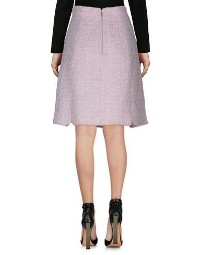 Shop Giambattista Valli Knee Length Skirt In Lilac