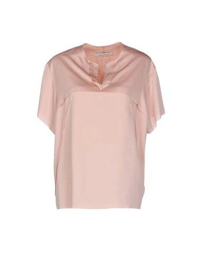Shop Cedric Charlier Blouse In Pink