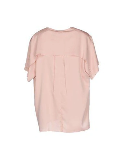 Shop Cedric Charlier Blouse In Pink