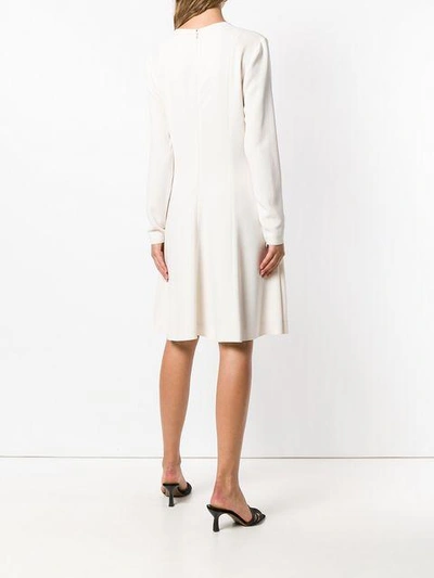 Shop Stella Mccartney Loose Fit Midi Dress In White
