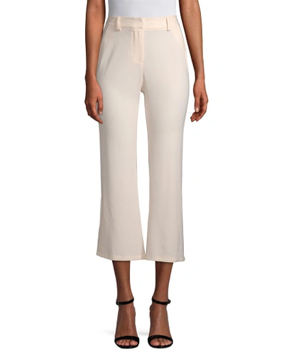 Shop Haute Hippie Cropped Flare Trousers In Nocolor