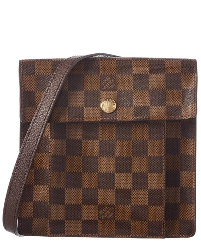 Pre-owned Louis Vuitton Damier Ebene Canvas Pimlico In Nocolor