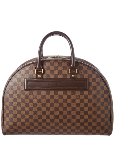 Pre-owned Louis Vuitton Damier Ebene Canvas Nolita Xl In Nocolor