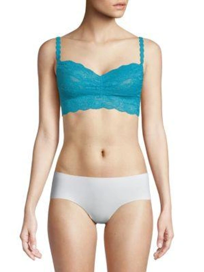 Shop Cosabella Never Say Never Sweetie Soft Bra In Jewel Blue