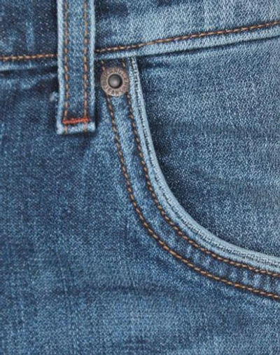 Shop Wrangler Man Denim Pants Blue Size 33w-34l Cotton, Elastane