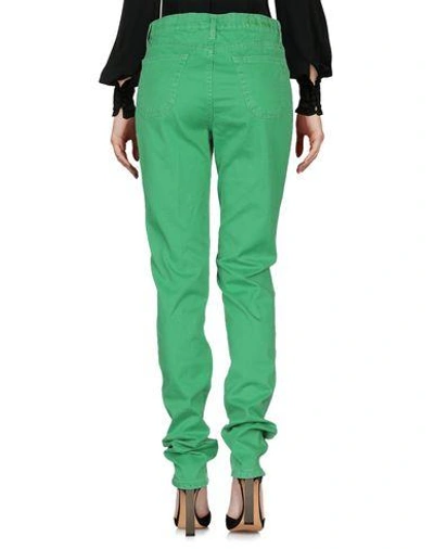 Shop Jeckerson Casual Pants In Green