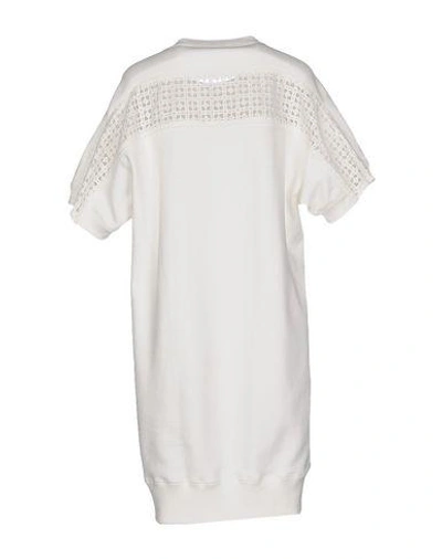 Shop Sacai Luck Short Dresses In White