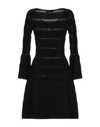 Shop Sandro Short Dress In Black