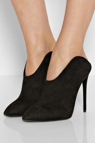 Shop Giuseppe Zanotti Olinda Suede Mules In Black