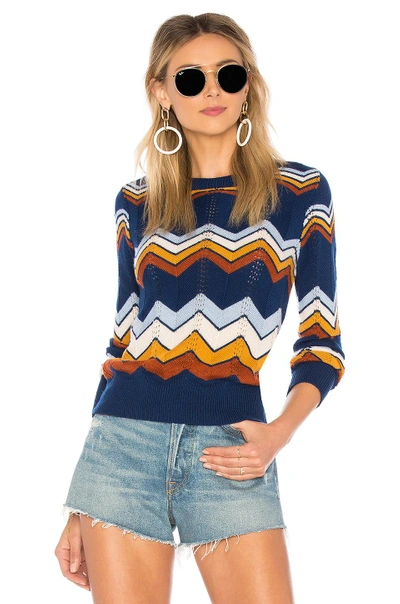 Shop Stoned Immaculate Ziggy Sweater In Navy