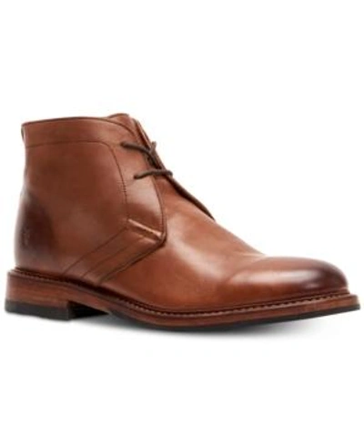 Shop Frye Men's Murray Leather Chukka Boots Men's Shoes In Cognac